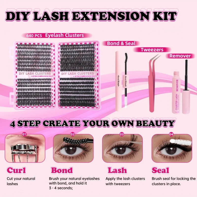 Beginner DIY Eyelash Cluster Book