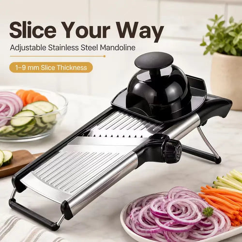 Adjustable Stainless Steel Mandoline Slicer