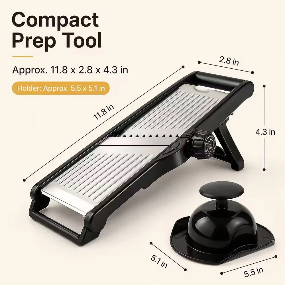 Adjustable Stainless Steel Mandoline Slicer