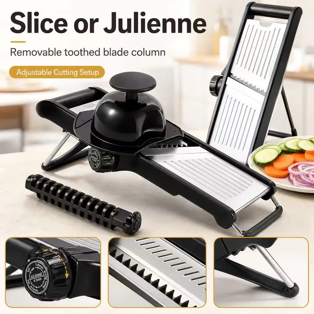 Adjustable Stainless Steel Mandoline Slicer