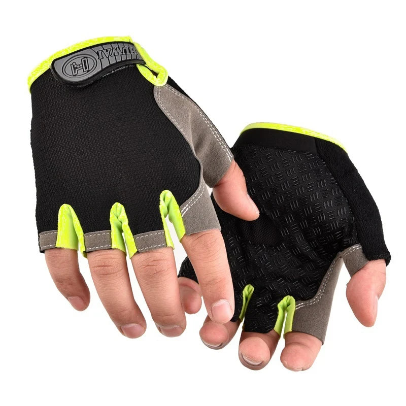 Breathable Athletic Half Finger Gloves
