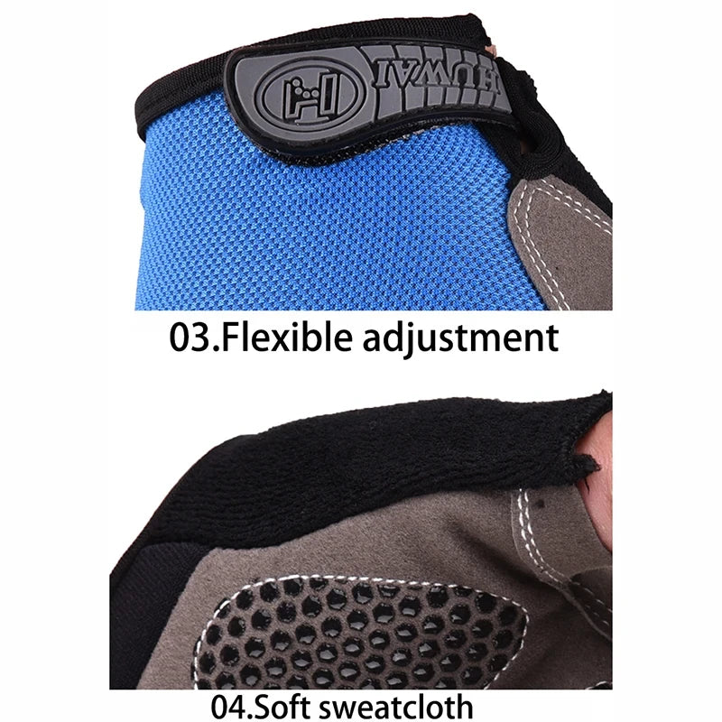 Breathable Athletic Half Finger Gloves