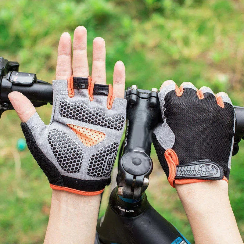 Breathable Athletic Half Finger Gloves