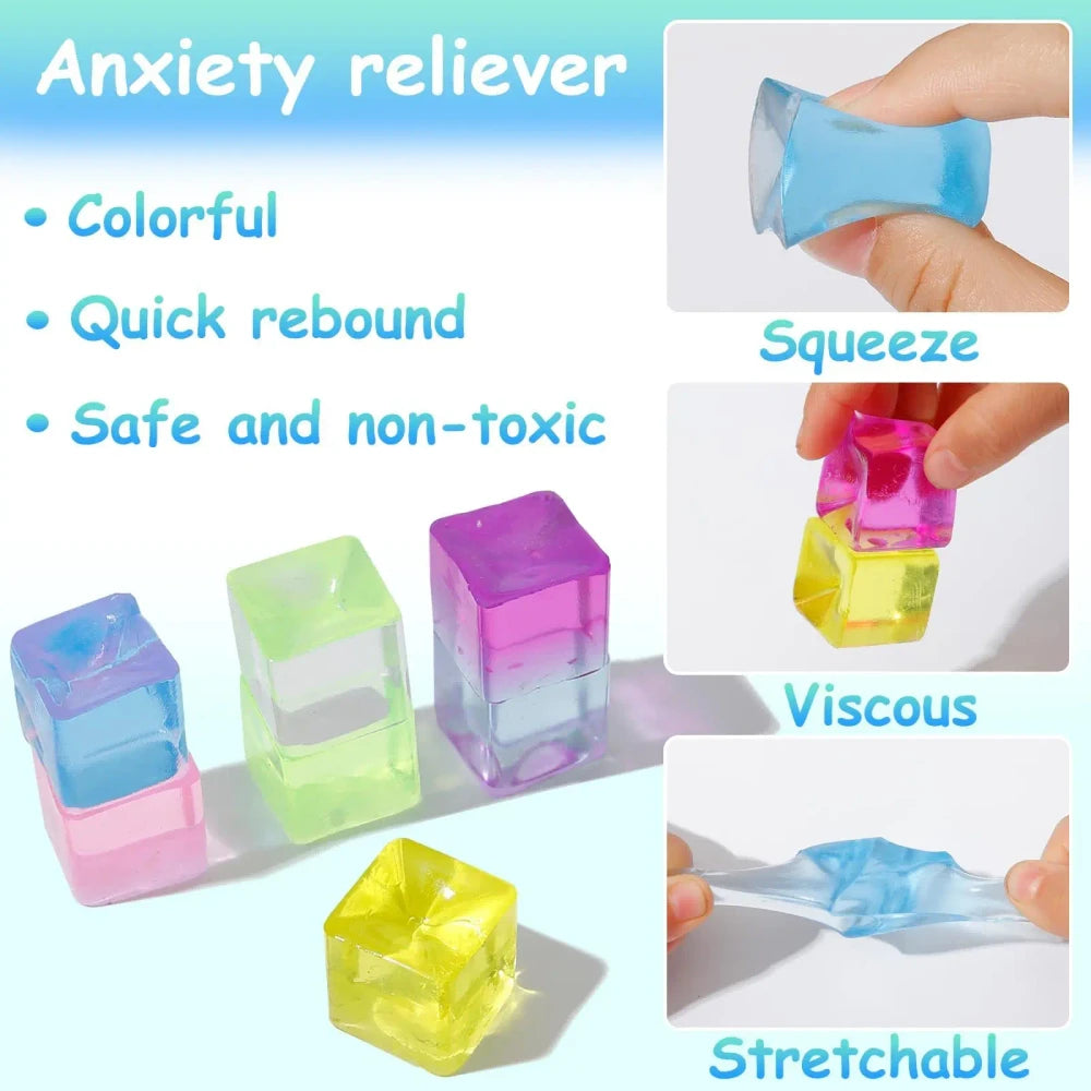 Squishy Ice Cube Fidget Toy