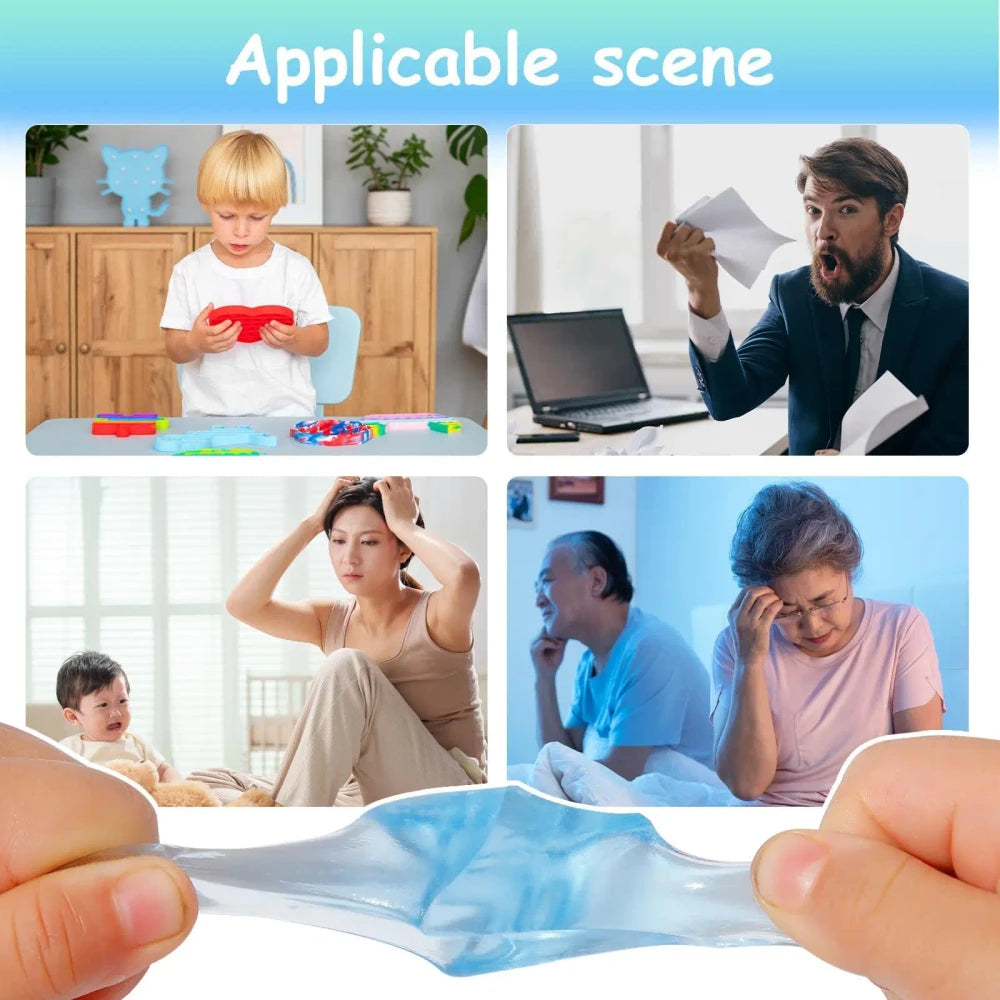 Squishy Ice Cube Fidget Toy