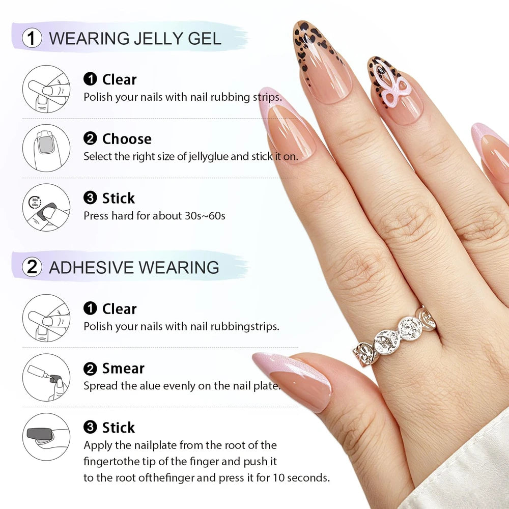 Ashowner Reusable Press On Nails