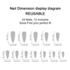 Octoswave Long Stiletto Press On Nails