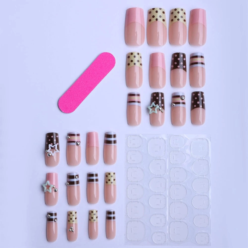 Long Square Press On Nails