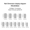 Long Square Press On Nails