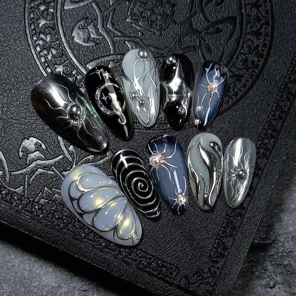 Gothic Handmade Press On Nails