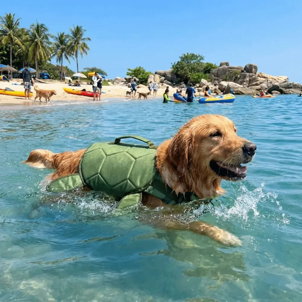 Cute Turtle Shape Dog Life Jacket