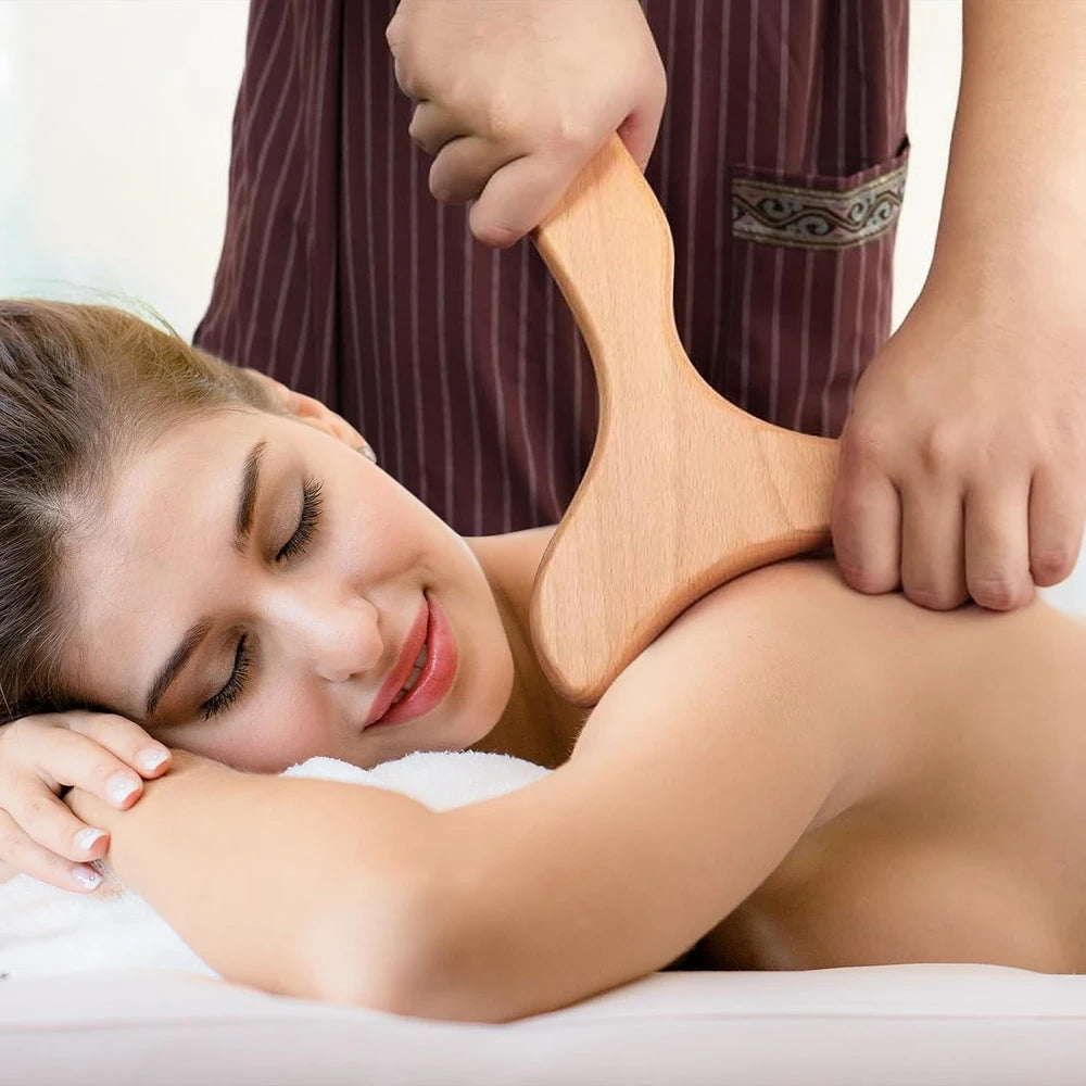 7-Piece Wooden Massage Tool Kit