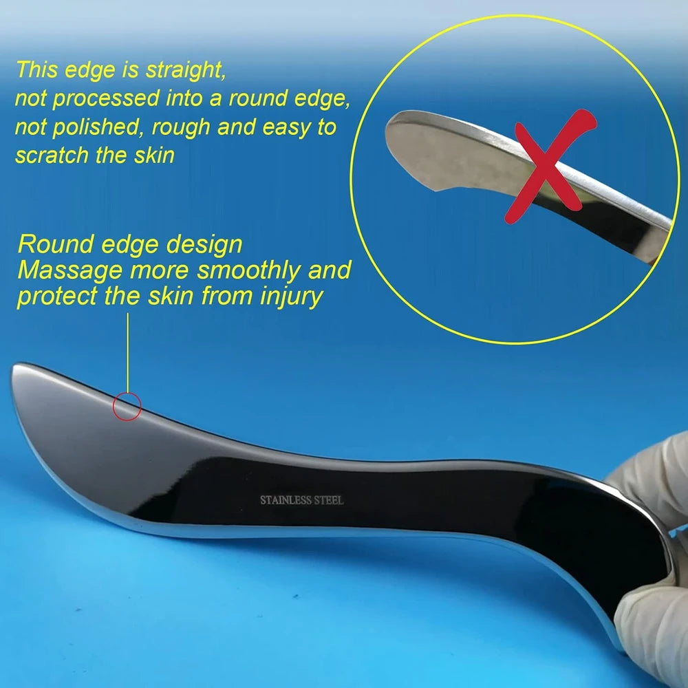 Stainless Steel Gua Sha Muscle Scraper