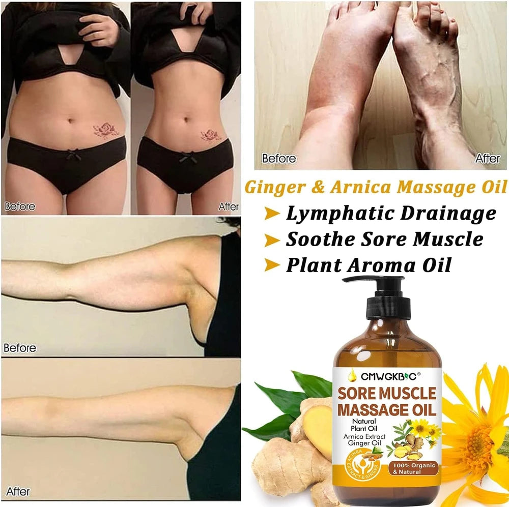 Ginger and Lavender Massage Oil Set