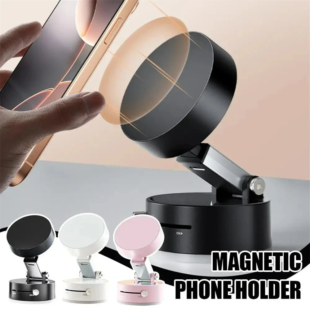 Magnetic Phone Vacuum Suction Cup Holder