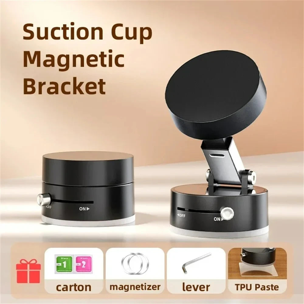 Magnetic Phone Vacuum Suction Cup Holder