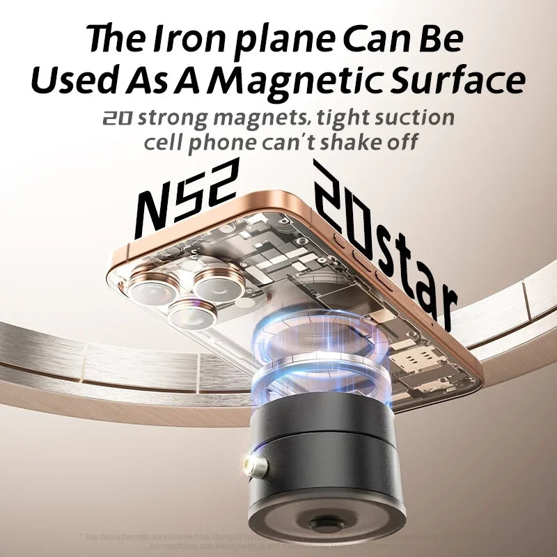 Magnetic Phone Vacuum Suction Cup Holder